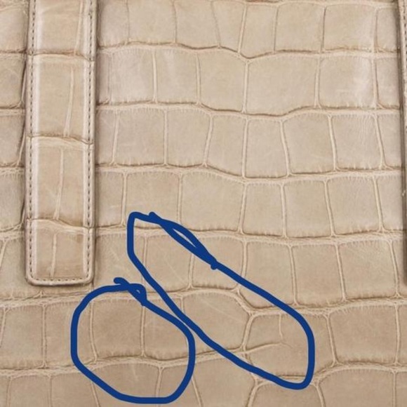 Calvin Klein Collection Crocodile Weekender - Picture 10 of 12